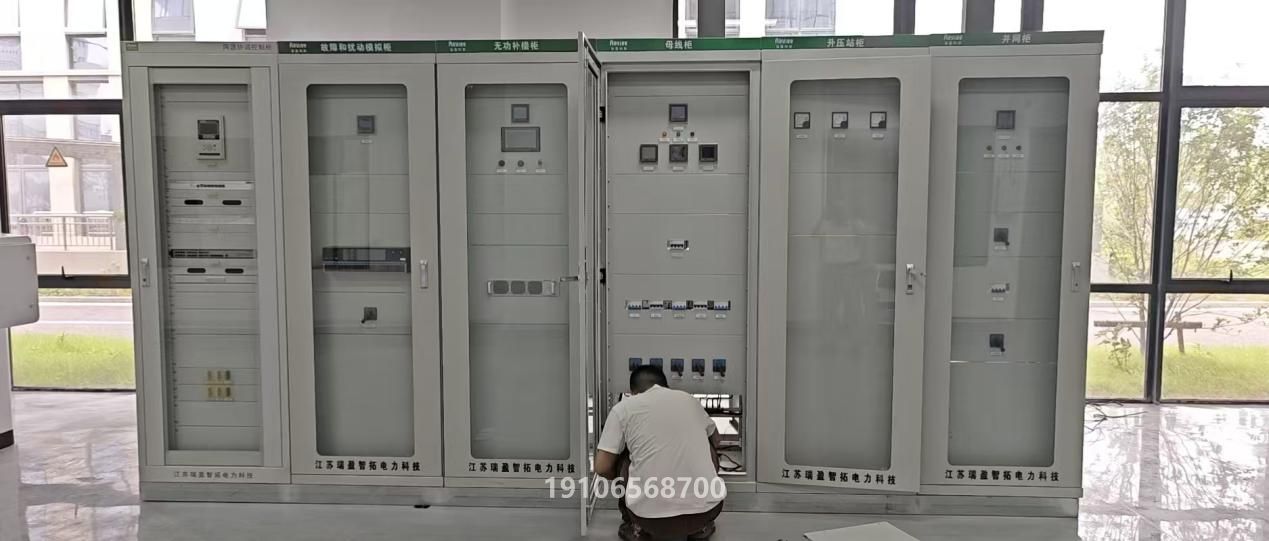项目现场6 - 现场通信网络与显示器监控画面